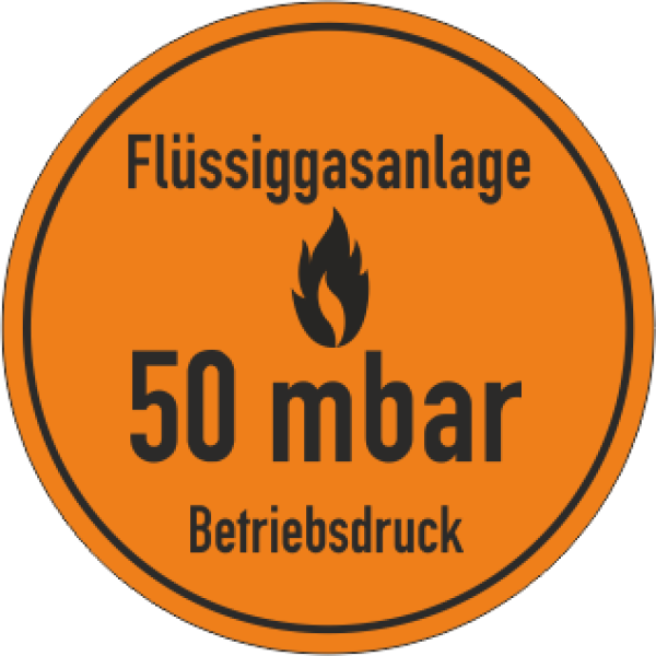 Flüssiggasanlage 50mbar